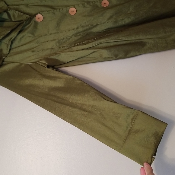 Vintage Green Metallic Shine Jacket - Picture 8 of 14